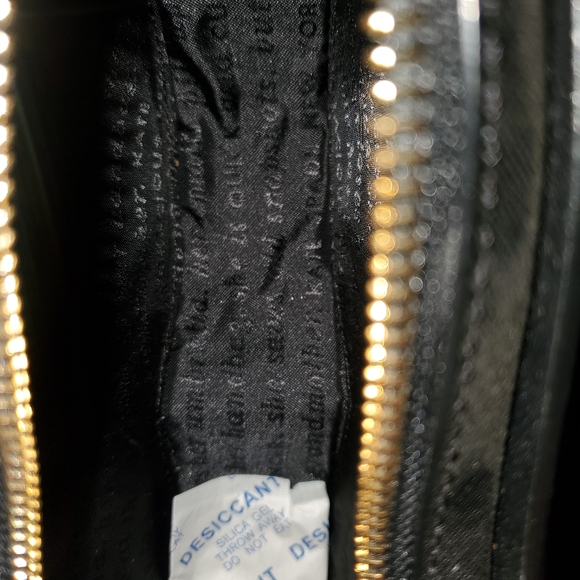 NWT Kate Spade "Dress The Part" black glitter clutch. - Picture 5 of 9